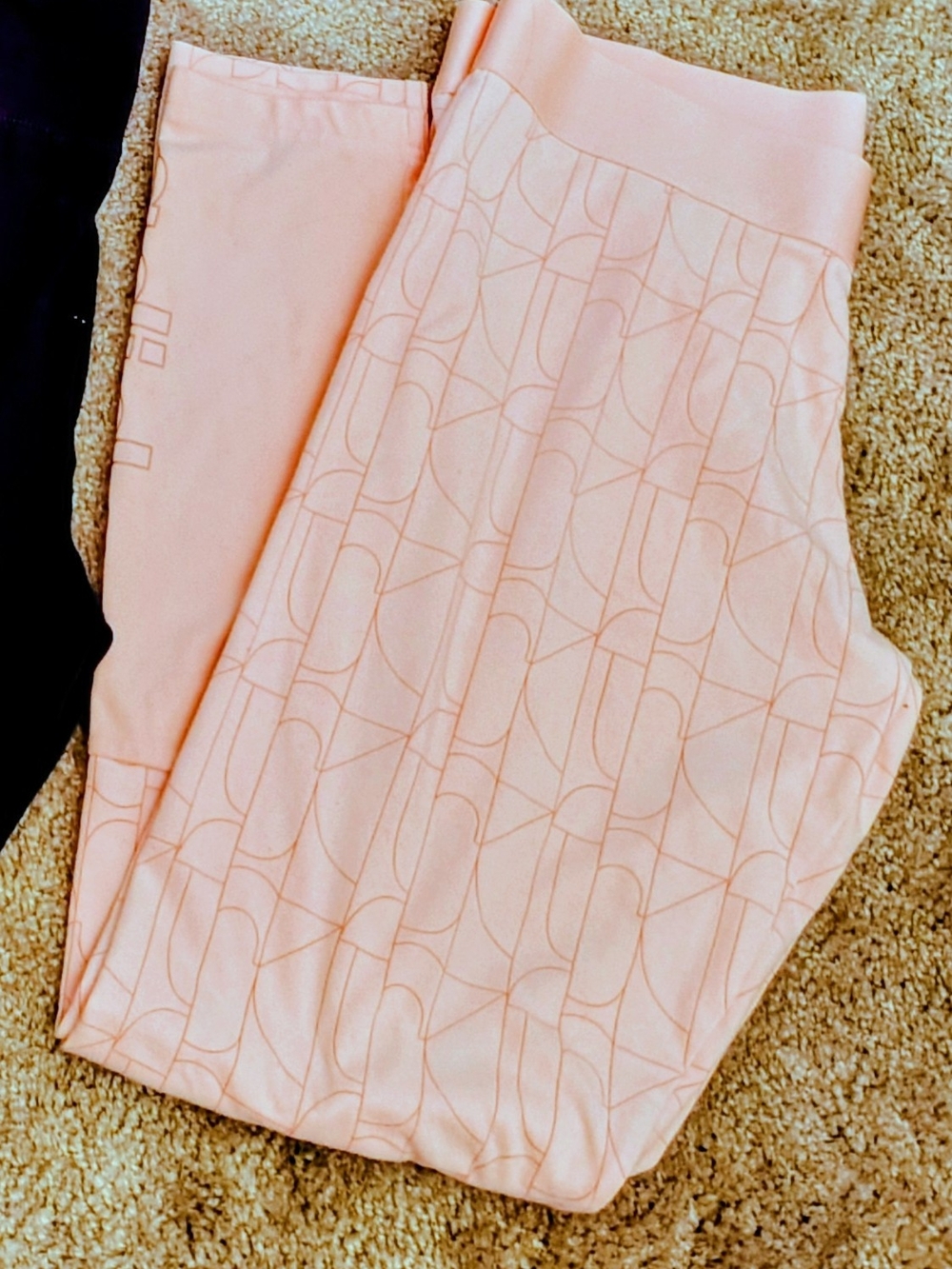 Pink Patterned Leggings